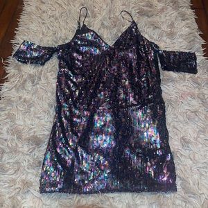 Fashion Nova Show Sequin Dress